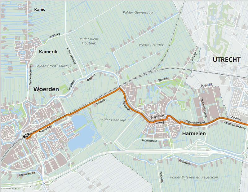 doorfietsroute